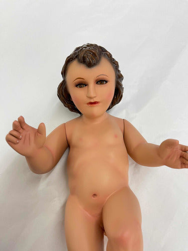 Niño Dios Tallado En Cedro 30cm