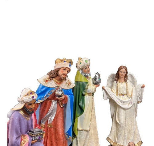 Nacimiento 11 Piezas 40cm En Resina Hecho En Mexico