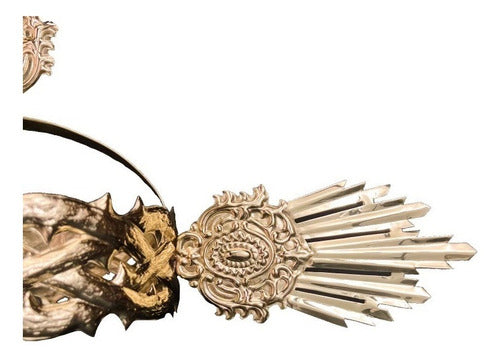 Corona De Espinas #18 Con 3 Potencias Laton