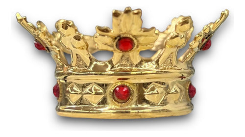 Corona Reinal En Latón Con Baño De Oro #3