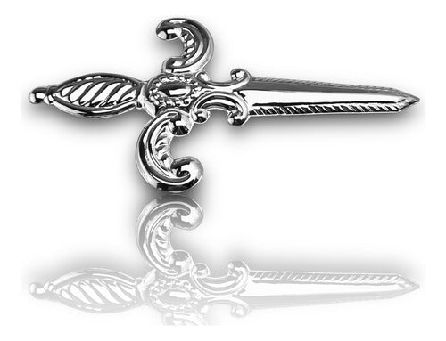 Daga Para Virgen De Los Dolores En Latón Bañado En Oro 20cm