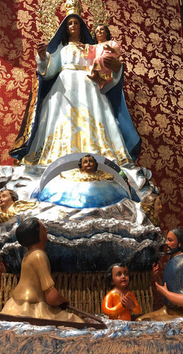 Figura Virgen De La Caridad Del Cobre 130cm