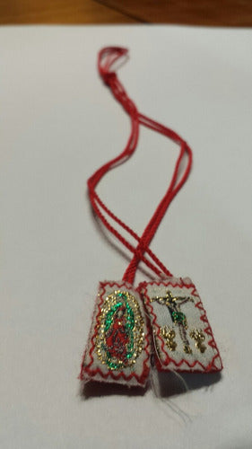 Docena Escapulario Mini Virgen De Guadalupe Y Otras Imágenes