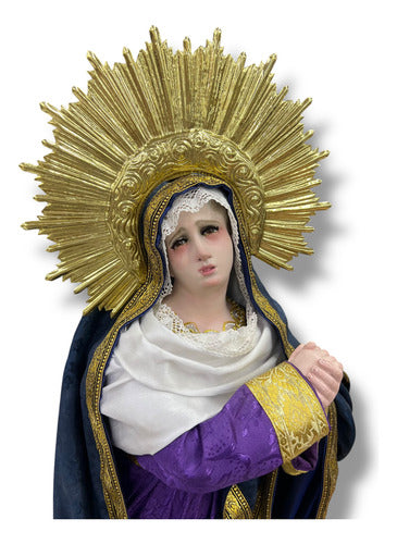 Resplandor #7  Latón Virgen De Los Dolores