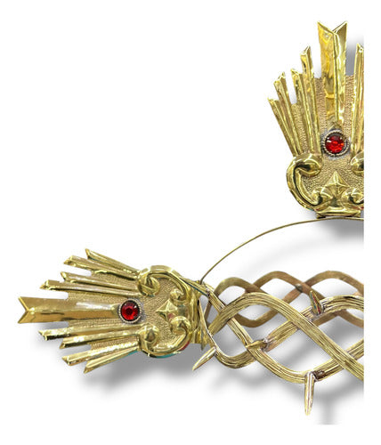 Corona De Espinas Con 3 Potencias En Latón #20