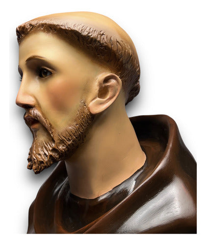 San Francisco De Asis Acabado Fino 126cm