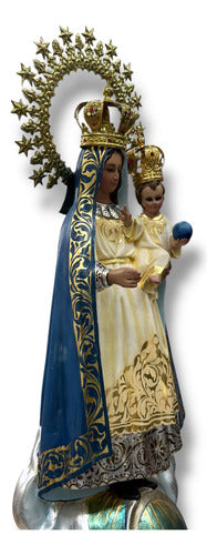 Nuestra Señora De La Caridad Del Cobre Fina Y Accesorio 78cm
