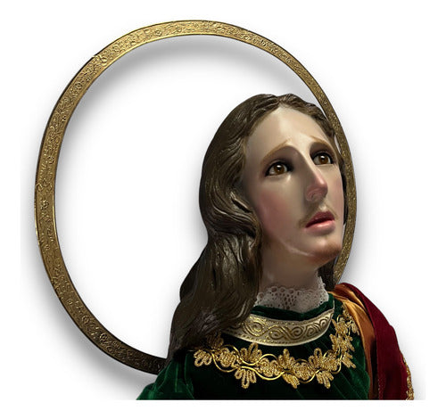 San Juan Evangelista De Vestir, Articulado Y Bruñido 125cm