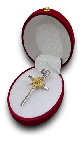 Cruz Del Apostolado O Apostolado De La Cruz En Plata 56mm