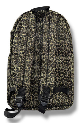 Mochila Sacristía Bordada Tres Corazones Barroca