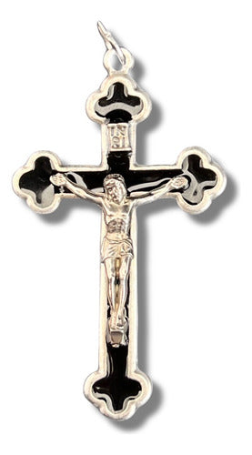Medalla Italiana Cristo De Trébol 5.6cm