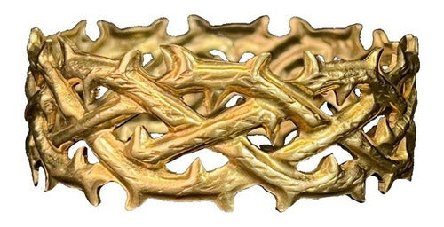 Corona De Espinas #5.5 Laton Cincelado