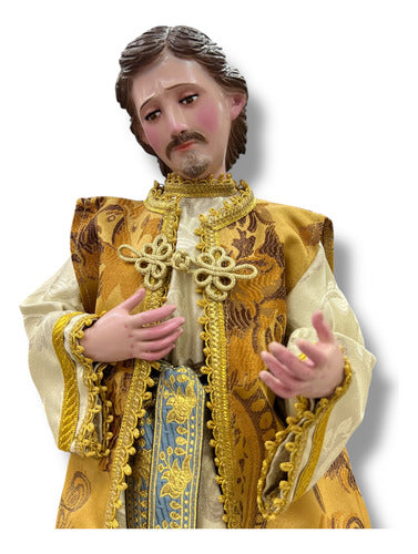 San Juan Evangelista Para Vestir, Articulado Y Bruñido 65cm