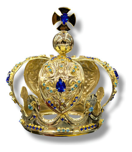 Corona Imperial #10 Laton Con Baño De Oro