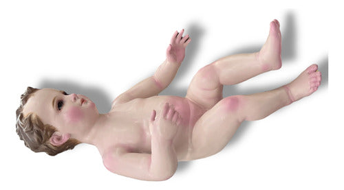 Niño Dios O Niño Jesús En Terminado Fino Bruñido 50cm
