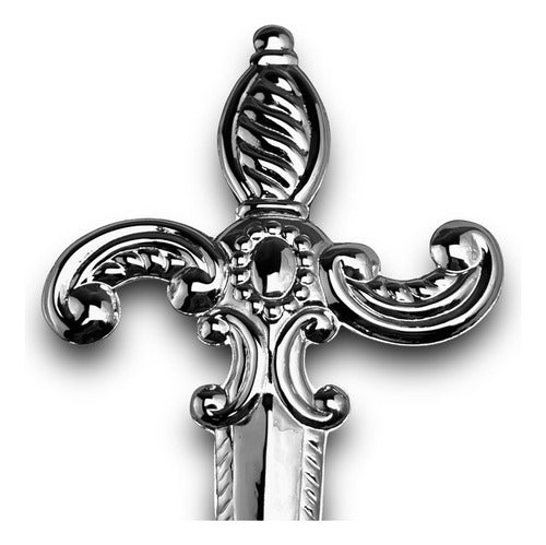 Daga Para Virgen De Los Dolores En Latón Bañado En Oro 20cm