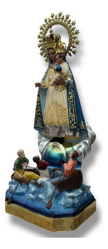 Nuestra Señora De La Caridad Del Cobre Fina Y Accesorio 78cm