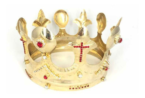 Corona  Reinal Bañada En Oro #15