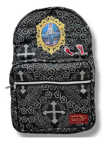 Mochila Sacristía Bordada Escudo San José Sánchez Del Río