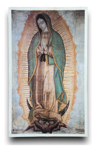 Poster Litografia Original Virgen De Guadalupe 47cm X 28.5cm