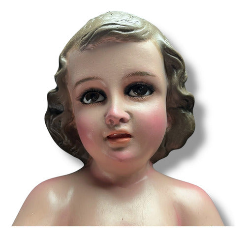 Niño Dios O Niño Jesús En Acabado Bruñido 42cm