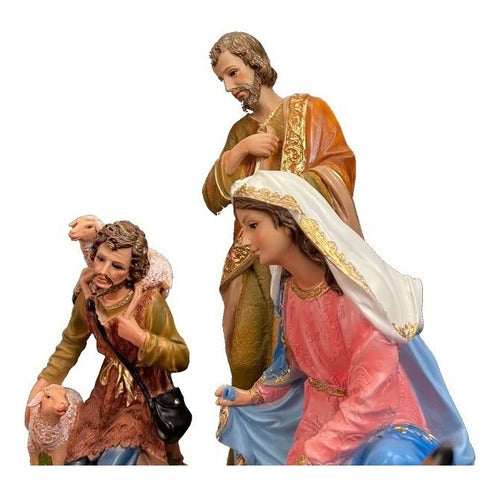 Nacimiento 11 Piezas 40cm En Resina Hecho En Mexico