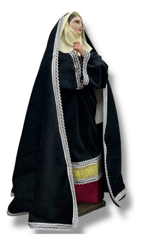 Virgen De Los Dolores 52cm  Imagen Para Vestir