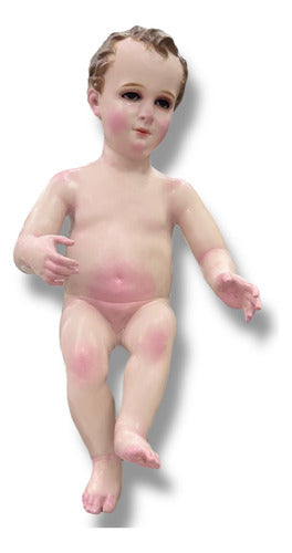 Niño Dios O Niño Jesús En Terminado Fino Bruñido 50cm