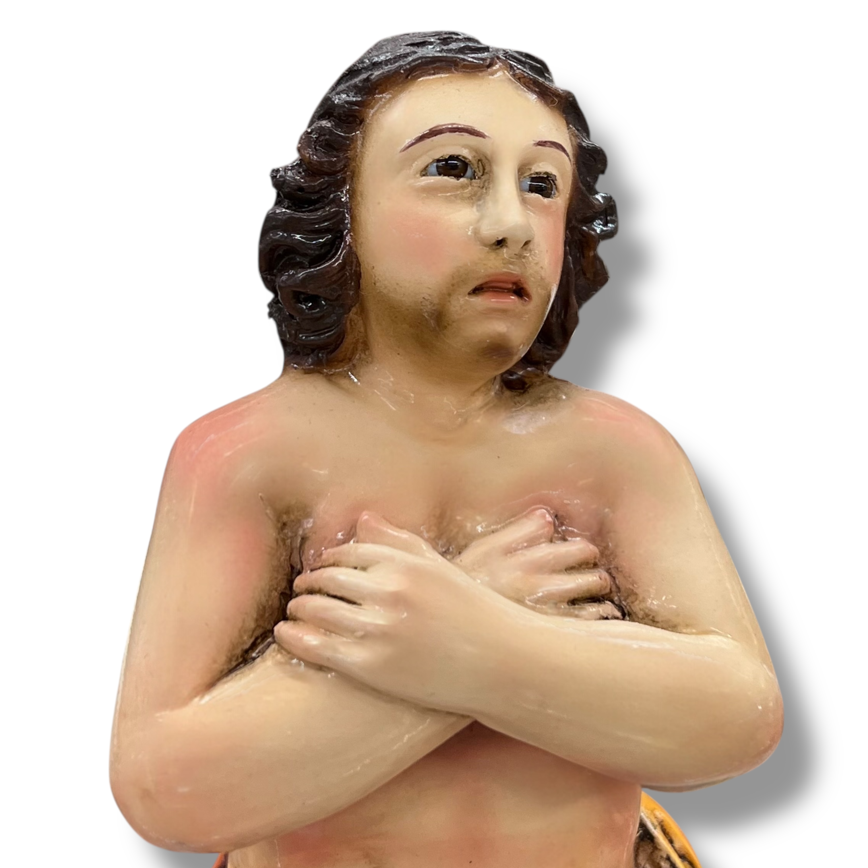 Set de tres animas del Purgatorio 15cm Anima