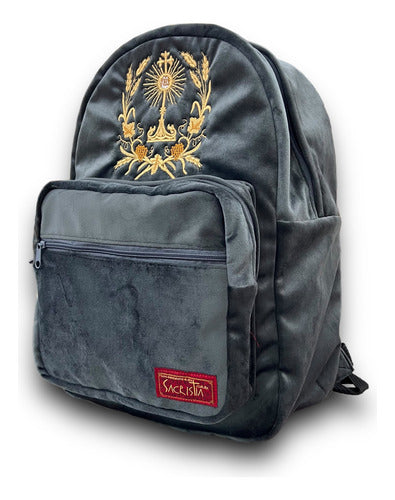 Mochila Sacristía Bordada Eucaristia