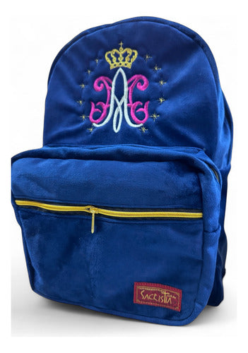 Mochila Sacristía Bordada Mariano