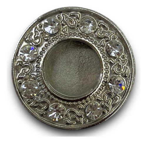 Teca O Relicario Con Cristales (porta Reliquia Santos)