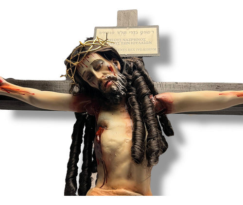Cristo Crucificado 85cm Desmontable Para Santo Entierro 44cm