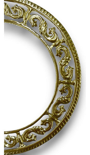 Aureola De 13.5cm En Latón Para Santo Ó Imagenes Religiosas