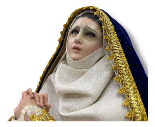 Virgen De Los Dolores 52cm  Imagen Para Vestir