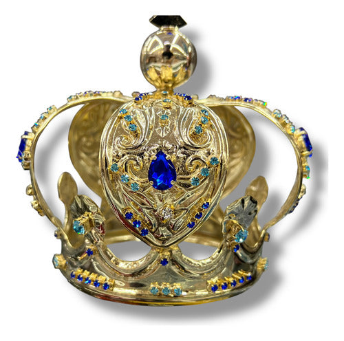 Corona Imperial #10 Laton Con Baño De Oro