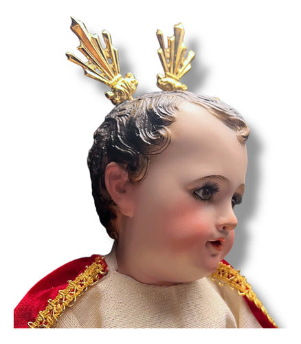 Niño Dios O Niño Jesús 62cm Policromía Al Óleo