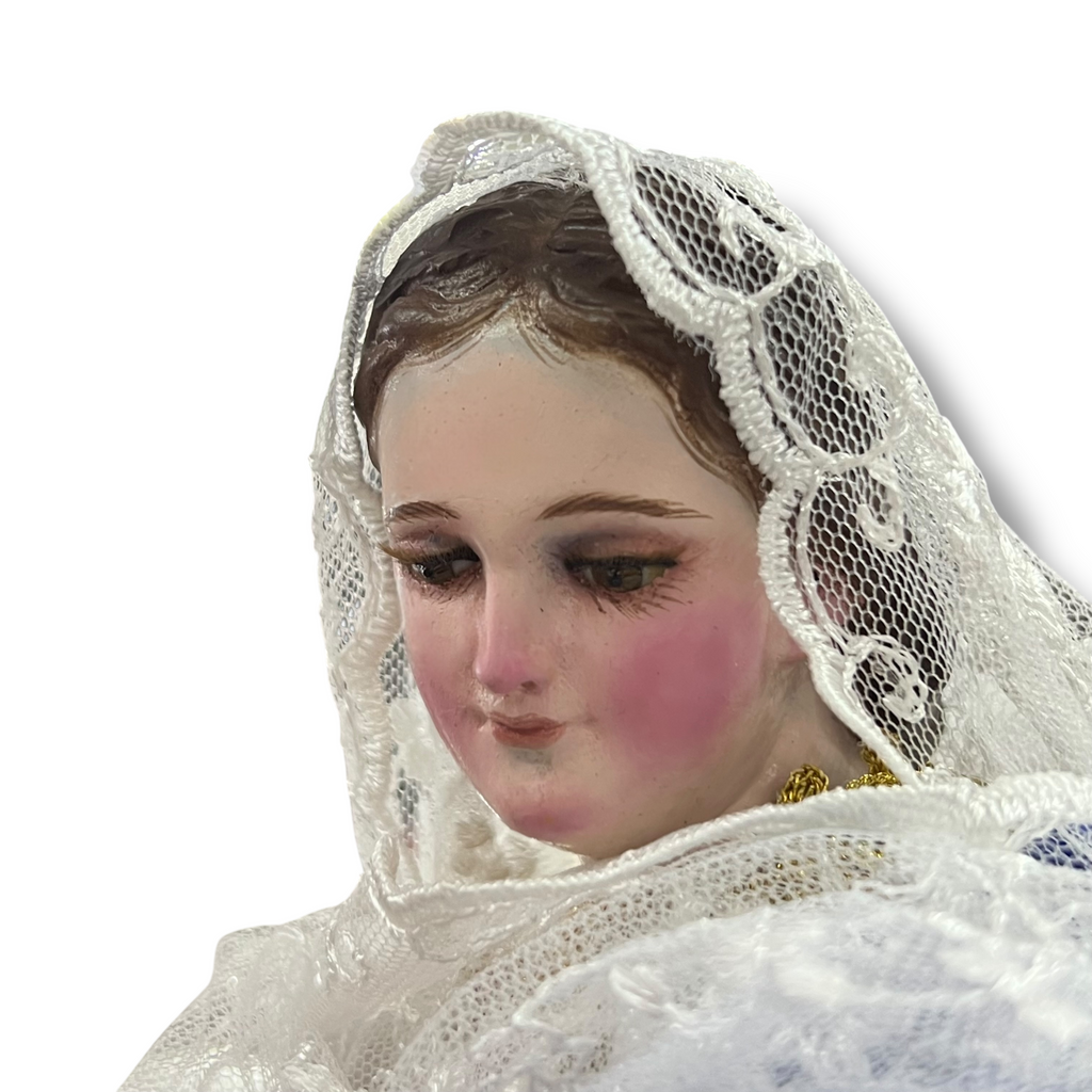 Inmaculada Concepcion De Maria O Purisima Terminado Bruñido y Articulada 60cm
