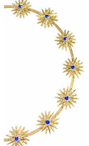 Aureola 12 Estrellas 22cm Latón