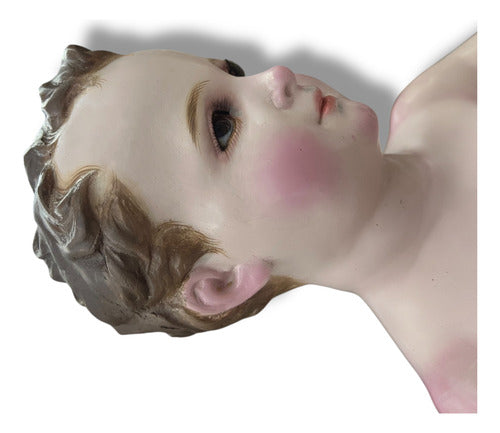 Niño Dios O Niño Jesús En Terminado Fino Bruñido 50cm