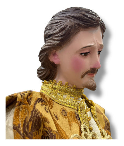 San Juan Evangelista Para Vestir, Articulado Y Bruñido 65cm