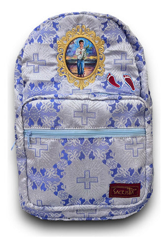 Mochila Sacristía Bordada Escudo San José Sánchez Del Río