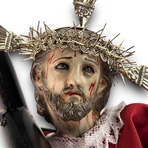 Jesùs De Nazaret O Nazareno Para Vestir Talla En Madera 38cm