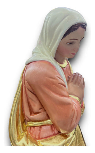 Misterio Antiguo Jose Y Maria Acabado Fino 35cm