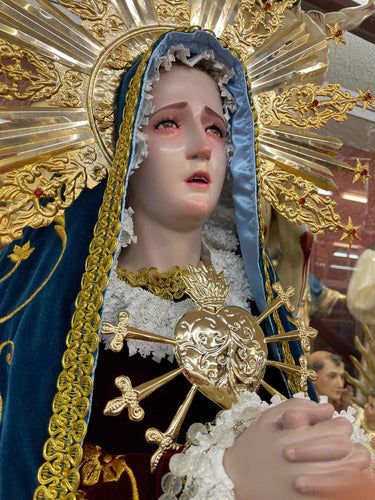 Accesorio Corazón 7 Dagas Para Dolorosa De 140 A 160 Cm