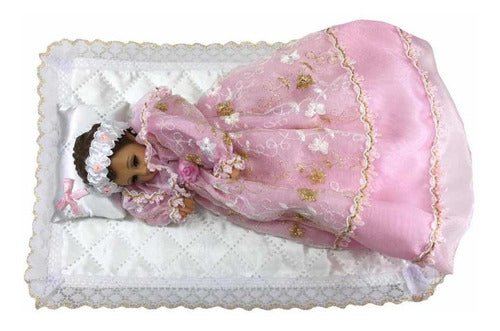 Divina Infantinta O Natividad De María 23 Cm Ojos Abiertos