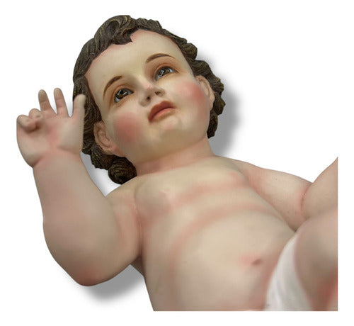 Niño Dios Talla En Madera De Cedro Rojo 22cm