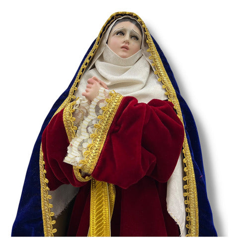 Virgen De Los Dolores 52cm  Imagen Para Vestir