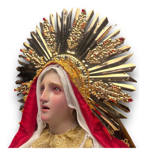 Nuestra Señora De Los Dolores O Virgen Dolorosa 102cm