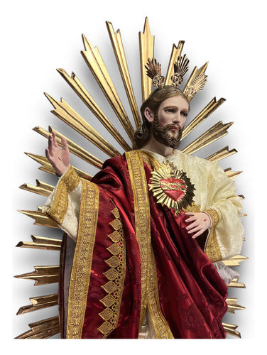 Sagrado Corazón De Jesús  119cm Imagen Para Vestir